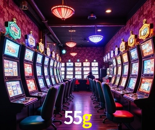 Slots com jackpots e giros grátis na 55g